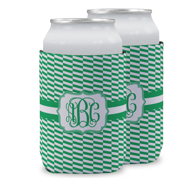 Custom Zig Zag Can Cooler (12 oz) w/ Monogram