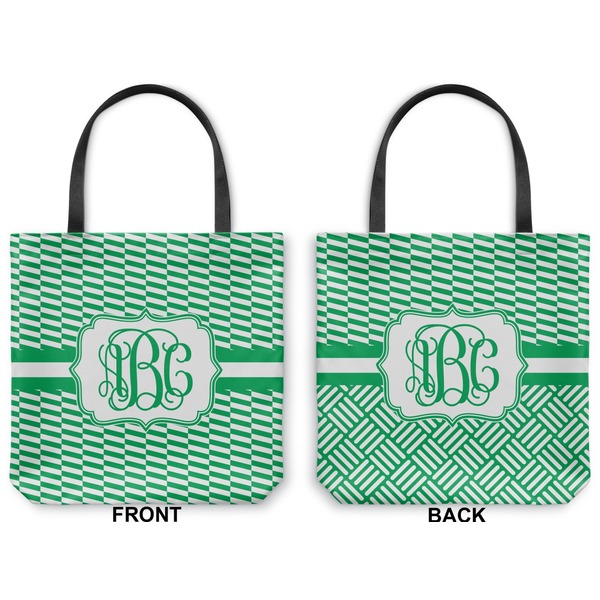 Zig Zag Canvas Tote - Front and Back