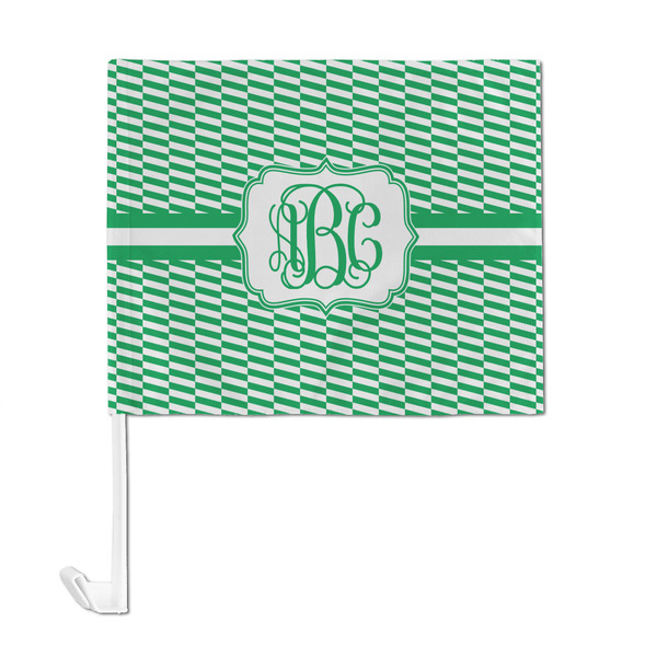 Zig Zag Car Flag - Large - FRONT