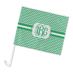 Zig Zag Car Flag - Large (Personalized)