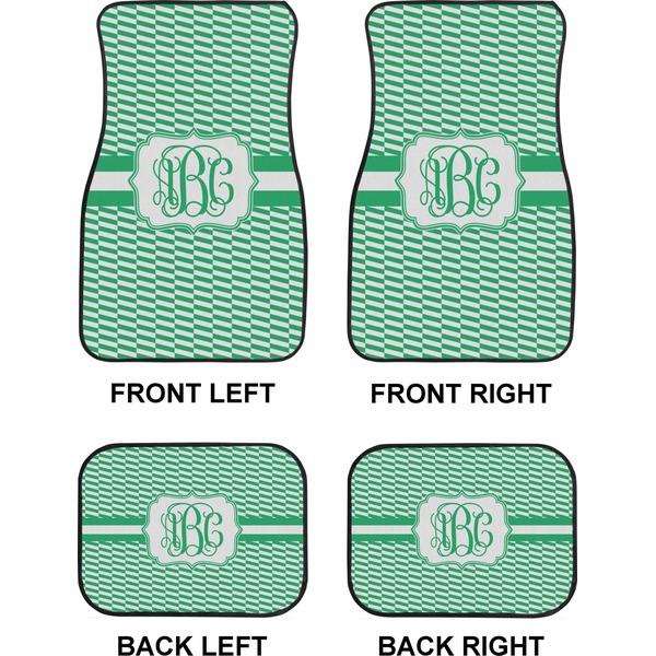 Zig Zag Car Floor Mats Set (2F + 2B)