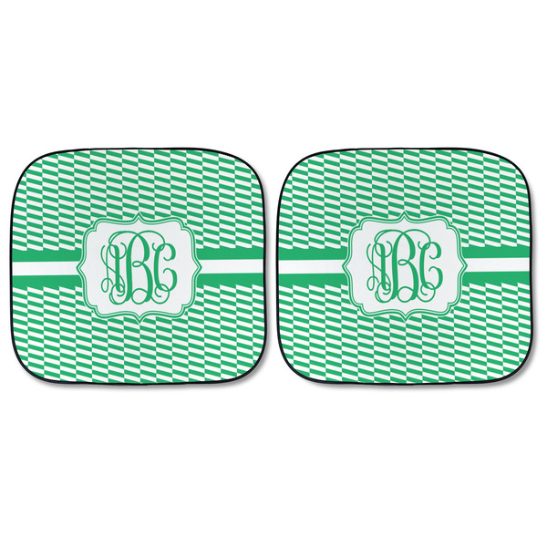 Zig Zag Car Sun Shades - FRONT