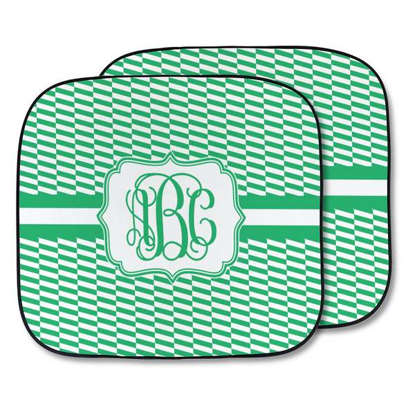 Custom Zig Zag Car Sun Shade - Two Piece (Personalized)