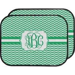 Zig Zag Car Floor Mats (Back Seat) (Personalized)
