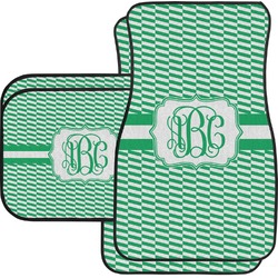 Zig Zag Car Floor Mats Set - 2 Front & 2 Back (Personalized)