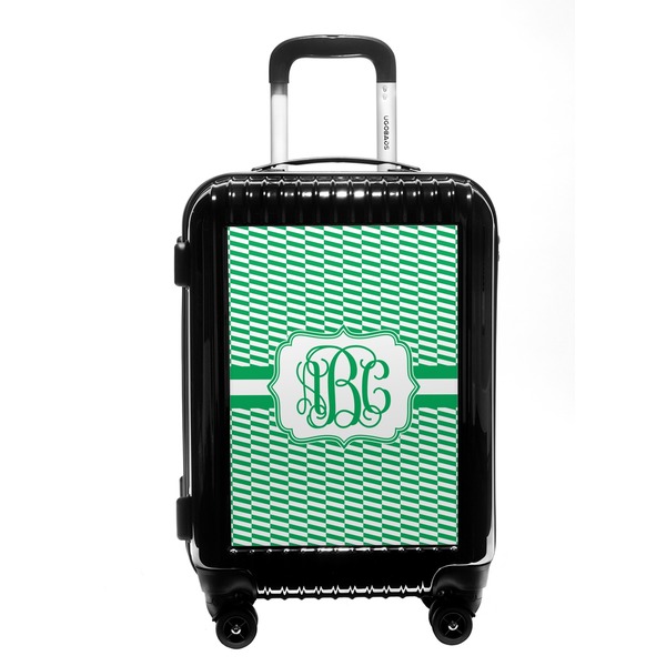 Custom Zig Zag Carry On Hard Shell Suitcase (Personalized)
