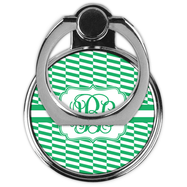 Zig Zag Cell Phone Ring Stand & Holder - Front (Collapsed)