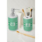 Zig Zag Ceramic Bathroom Accessories - LIFESTYLE (toothbrush holder & soap dispenser)