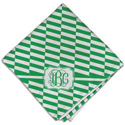 Zig Zag Cloth Dinner Napkin - Single w/ Monogram