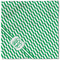 Zig Zag Cloth Napkins - Personalized Lunch (Single Full Open)