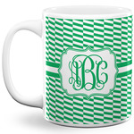 Zig Zag 11 Oz Coffee Mug - White (Personalized)