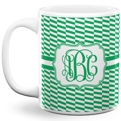 Zig Zag 11 Oz Coffee Mug - White (Personalized)