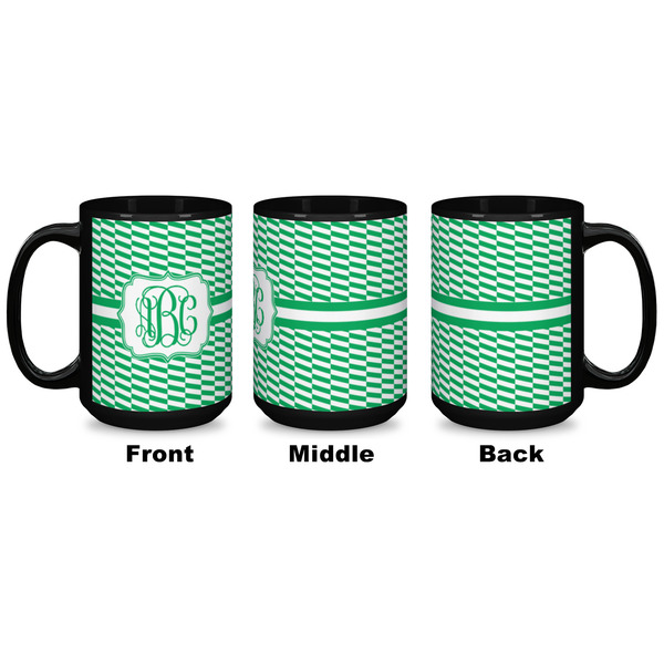 Zig Zag Coffee Mug - 15 oz - Black APPROVAL