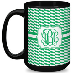 Zig Zag 15 Oz Coffee Mug - Black (Personalized)