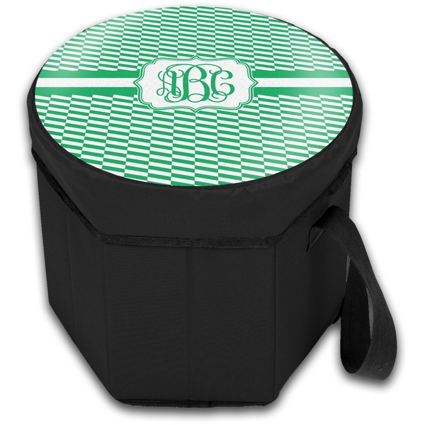 Zig Zag Collapsible Personalized Cooler & Seat (Closed)