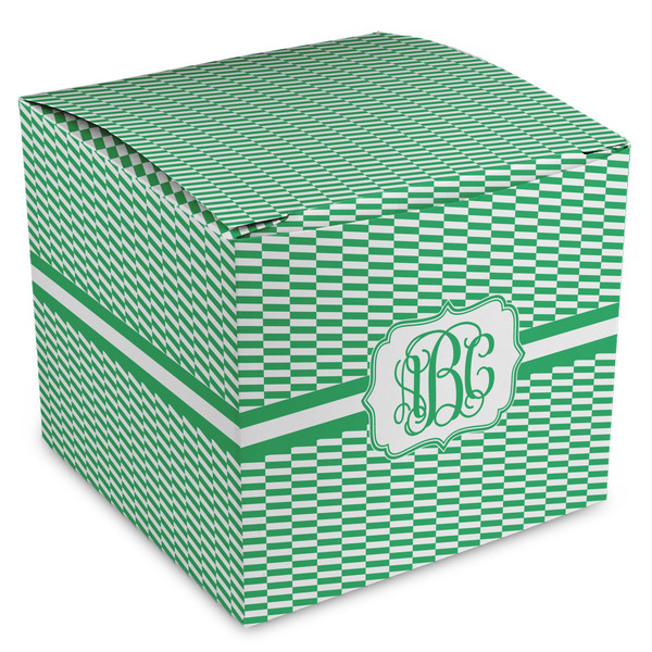 Custom Zig Zag Cube Favor Gift Boxes (Personalized)