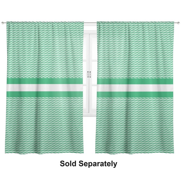 Custom Zig Zag Curtain Panel - Custom Size