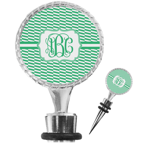 Custom Zig Zag Wine Bottle Stopper (Personalized)