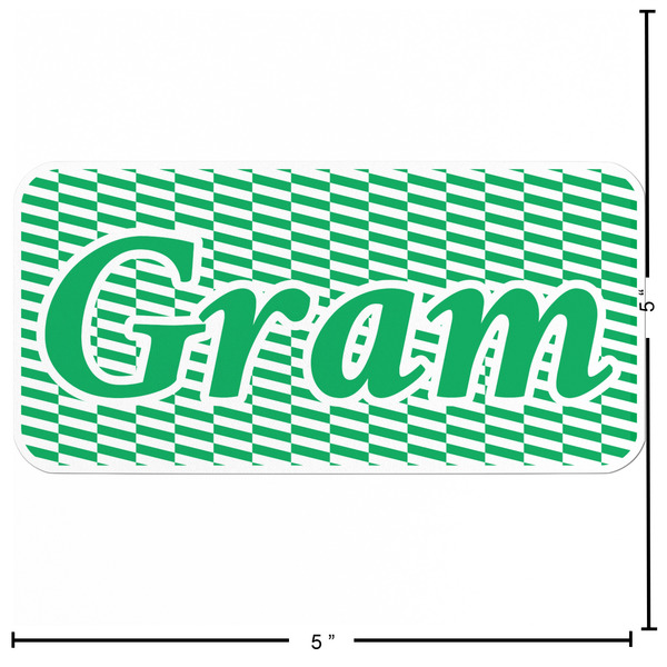 Zig Zag Custom Shape Iron On Patches - L - APPROVAL