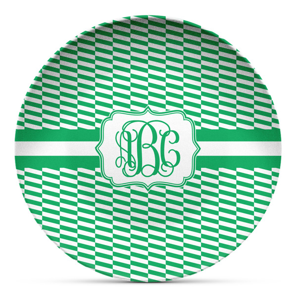 Custom Zig Zag Microwave Safe Plastic Plate - Composite Polymer (Personalized)
