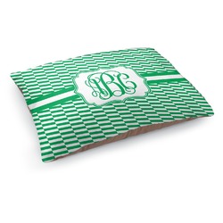 Zig Zag Dog Bed - Medium w/ Monogram