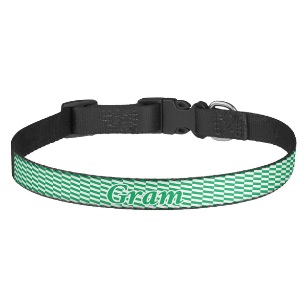 Custom Zig Zag Dog Collar - Medium (Personalized)