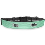 Zig Zag Deluxe Dog Collar - Extra Large (16" to 27") (Personalized)
