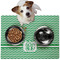 Zig Zag Dog Food Mat - Medium LIFESTYLE