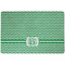 Zig Zag Dog Food Mat w/ Monogram