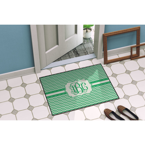 Zig Zag Door Mat Lifestyle