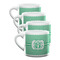 Zig Zag Double Shot Espresso Cups - Set of 4 (Personalized)