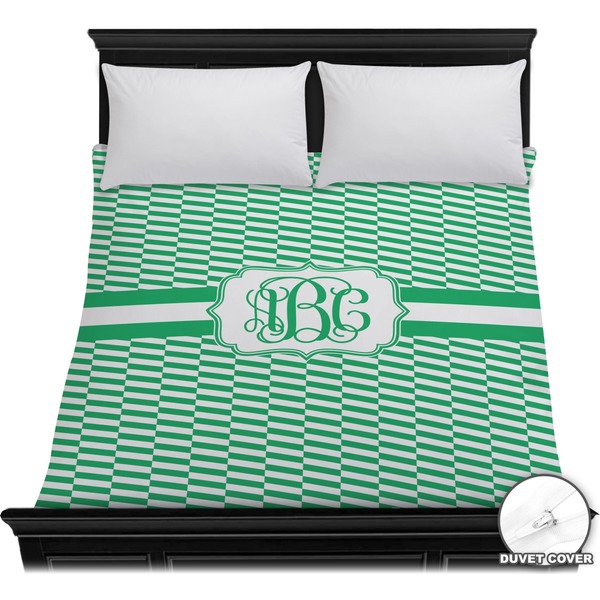 Custom Zig Zag Duvet Cover - Full / Queen (Personalized)