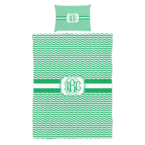 Zig Zag Duvet Cover Set - Twin - Alt Approval