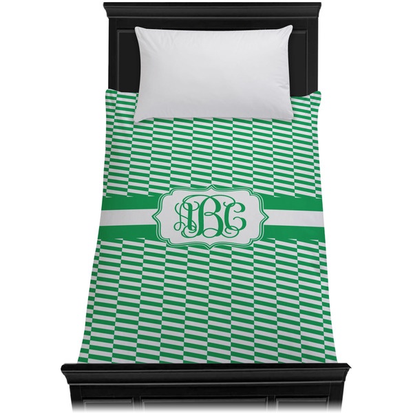 Zig Zag Duvet Cover - Twin XL - On Bed - No Prop