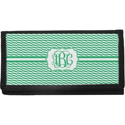 Zig Zag Canvas Checkbook Cover (Personalized)