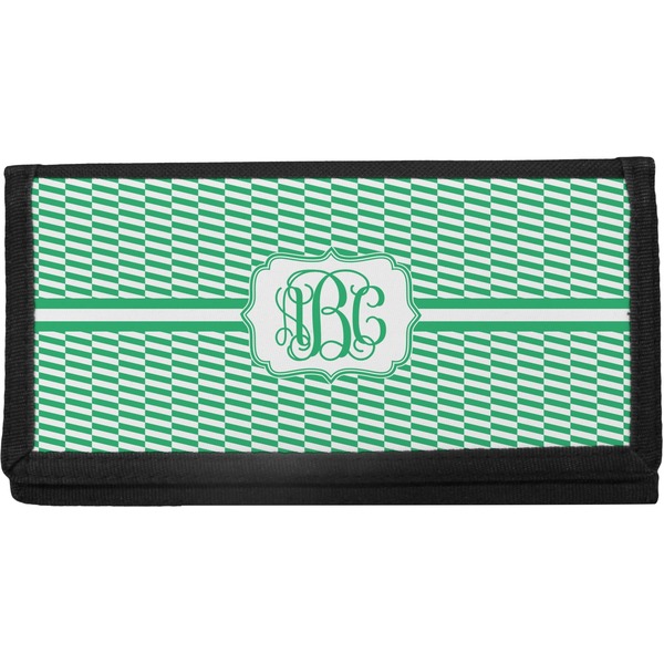 Custom Zig Zag Canvas Checkbook Cover (Personalized)