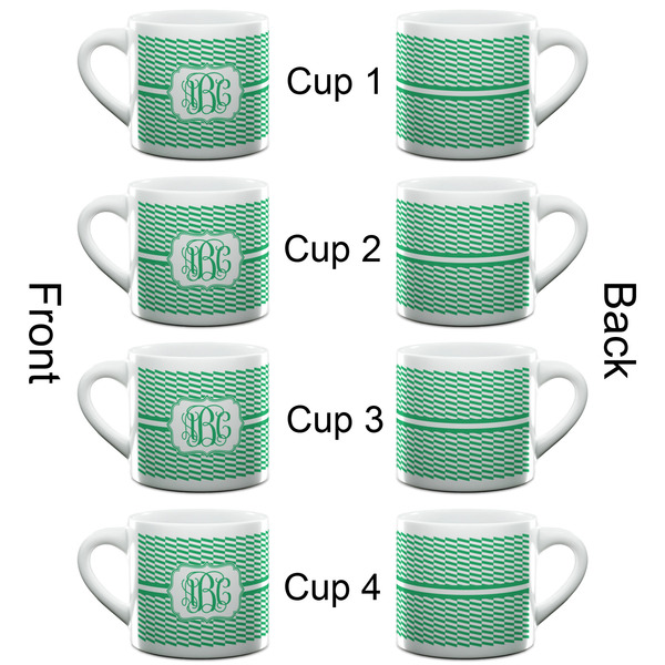 Zig Zag Espresso Cup - 6oz (Double Shot Set of 4) APPROVAL