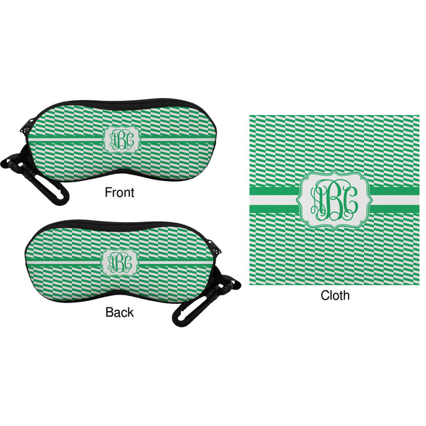 Zig Zag Eyeglass Case & Cloth (Approval)