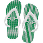 Zig Zag Flip Flops - XSmall (Personalized)