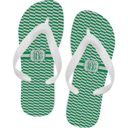 Zig Zag Flip Flops - Small (Personalized)