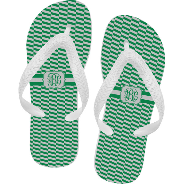 Custom Zig Zag Flip Flops - Large (Personalized)