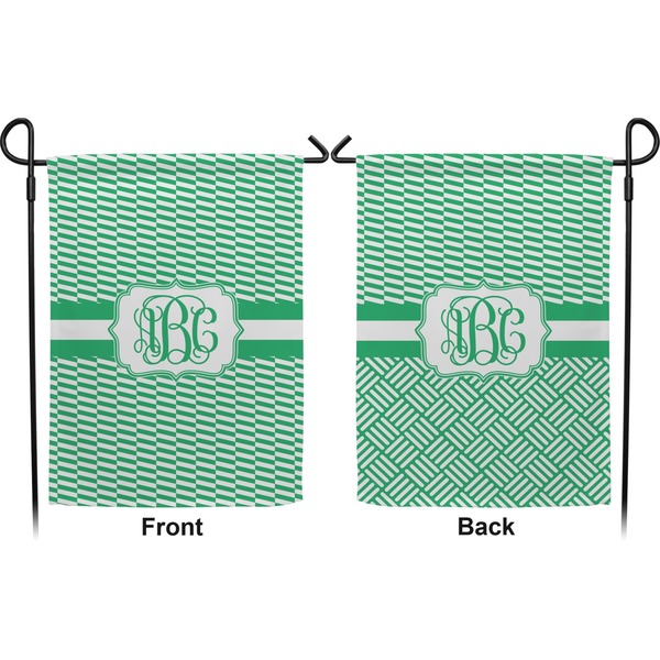 Zig Zag Garden Flag - Double Sided Front and Back