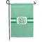Zig Zag Small Garden Flag - Double Sided w/ Monograms