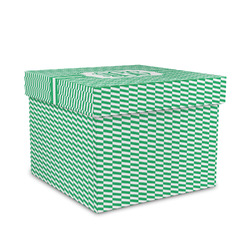 Zig Zag Gift Box with Lid - Canvas Wrapped - Medium (Personalized)
