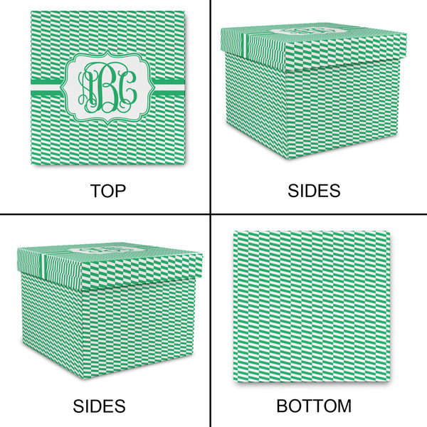 Zig Zag Gift Boxes with Lid - Canvas Wrapped - XX-Large - Approval
