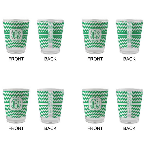 Zig Zag Glass Shot Glass - Standard - Set of 4 - APPROVAL
