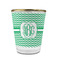 Zig Zag Glass Shot Glass - 1.5 oz - with Gold Rim - Set of 4 (Personalized)