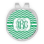 Zig Zag Golf Ball Marker - Hat Clip - Silver