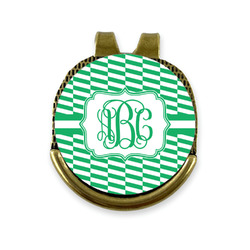 Zig Zag Golf Ball Marker - Hat Clip - Gold