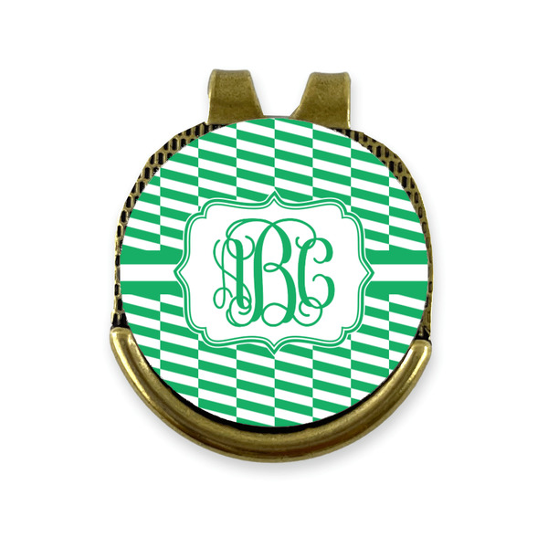 Custom Zig Zag Golf Ball Marker - Hat Clip - Gold